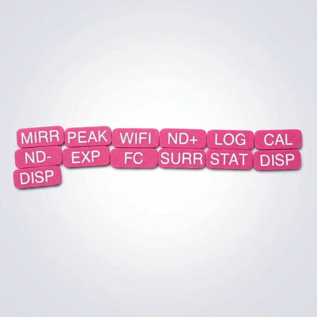 Camera User Button Tags Set